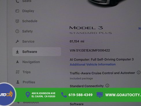 Used 2021 Tesla Model 3 Standard Range Plus RWD image 3