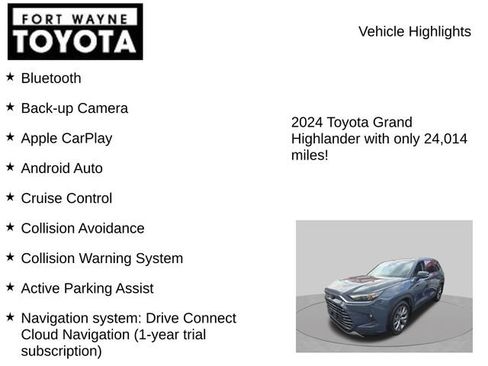 Used 2024 Toyota Grand Highlander AWD image 8