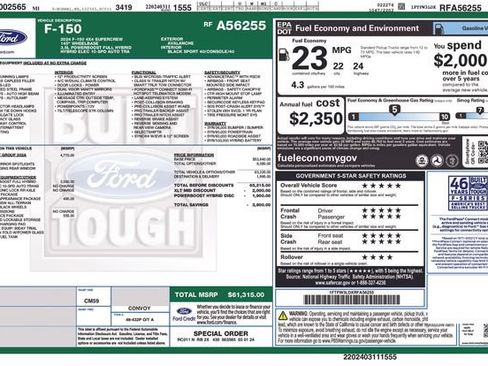 Used 2024 Ford F150 XLT w/ Equipment Group 302A MID AWD/4WD image 6