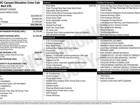 Used 2023 GMC Canyon Elevation w/ Elevation Premium Package RWD image 45