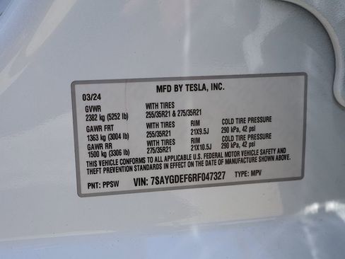 Used 2024 Tesla Model Y Performance AWD/4WD image 57