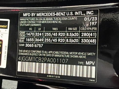 Certified 2023 Mercedes-Benz EQE 350+ 4MATIC SUV image 24