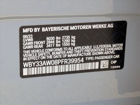 Certified 2023 BMW i4 M50 w/ Parking Assistance Package image 26