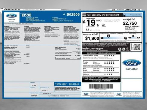 Used 2018 Ford Edge SEL w/ Equipment Group 201A AWD/4WD image 5
