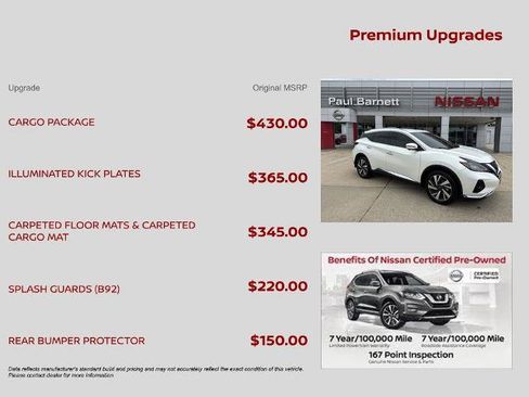 Certified 2023 Nissan Murano SL w/ Cargo Package FWD image 9