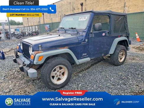 Used 2006 Jeep Wrangler Sport w/ 30" Tire & Wheel Group AWD/4WD image 1