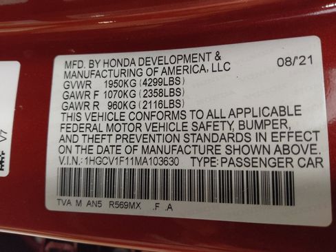 Used 2021 Honda Accord LX image 33