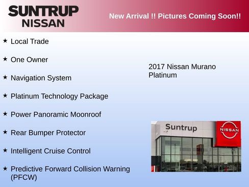 Used 2017 Nissan Murano Platinum w/ Platinum Technology Package AWD/4WD image 3