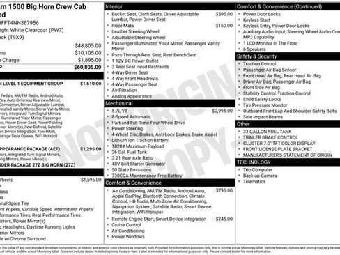 Used 2022 RAM 1500 Big Horn AWD/4WD image 2