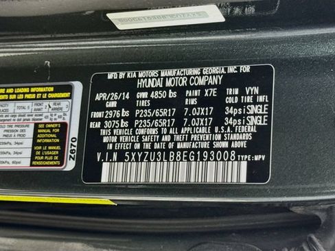 Used 2014 Hyundai Santa Fe Sport w/ Premium Equipment Package 03 FWD image 29