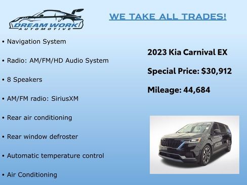 Used 2023 Kia Carnival EX image 2