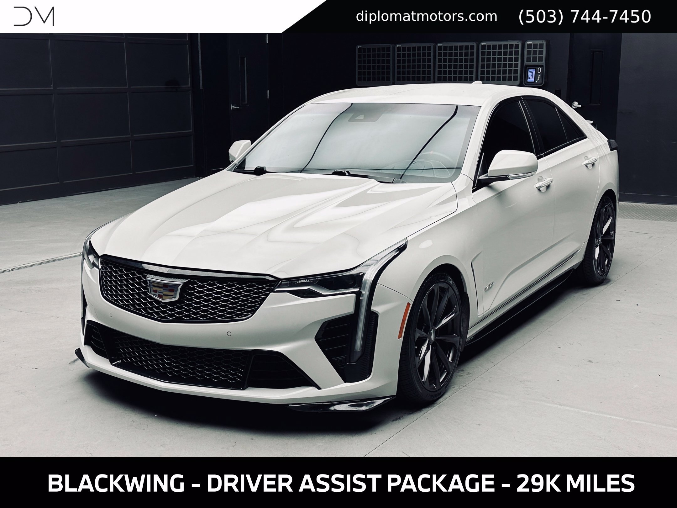 Used 2022 Cadillac CT4 V Blackwing w/ Driver Assist Package RWD image 1