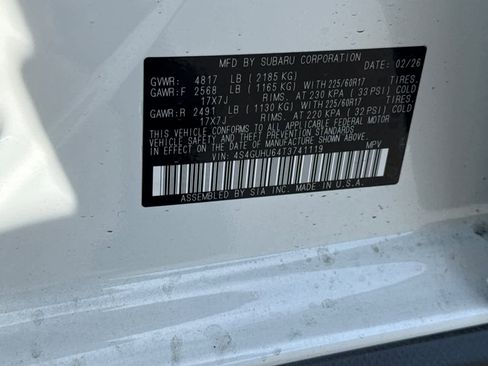 New 2026 Subaru Crosstrek 2.5i Wilderness AWD/4WD image 26