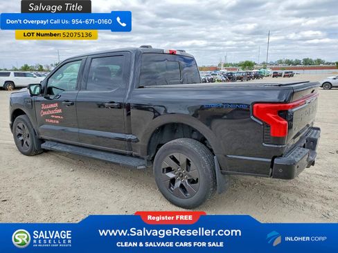Used 2022 Ford F150 Lightning Lariat w/ Equipment Group 511A High AWD/4WD image 3