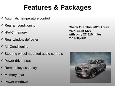 Used 2023 Acura MDX SH-AWD w/ Technology Package image 12