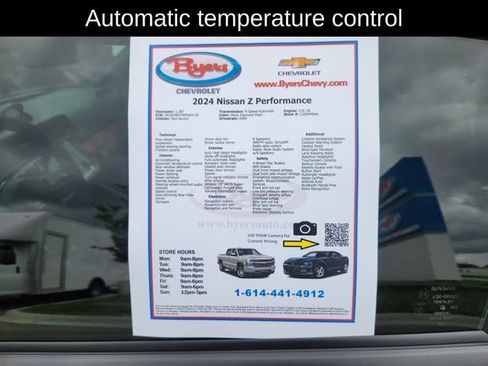 Used 2024 Nissan Z Performance w/ Floor Mat Package RWD image 14