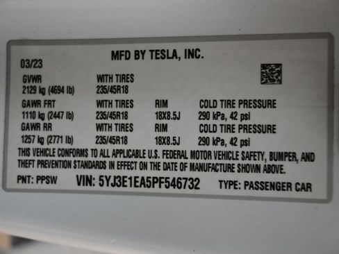 Used 2023 Tesla Model 3 Standard Range RWD image 43