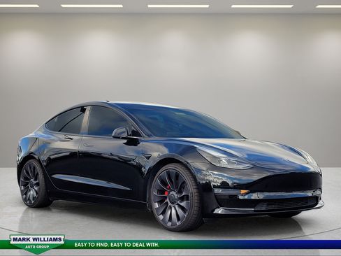 Used 2021 Tesla Model 3 Performance AWD/4WD image 1