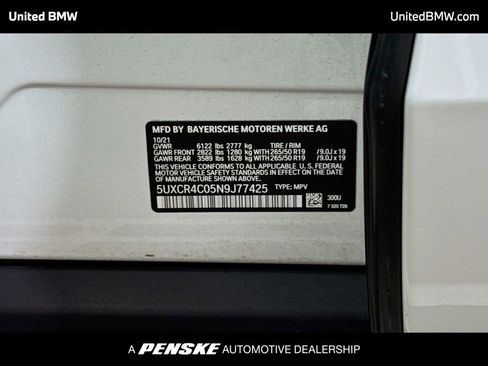 Certified 2022 BMW X5 sDrive40i w/ Parking Assistance Package image 15