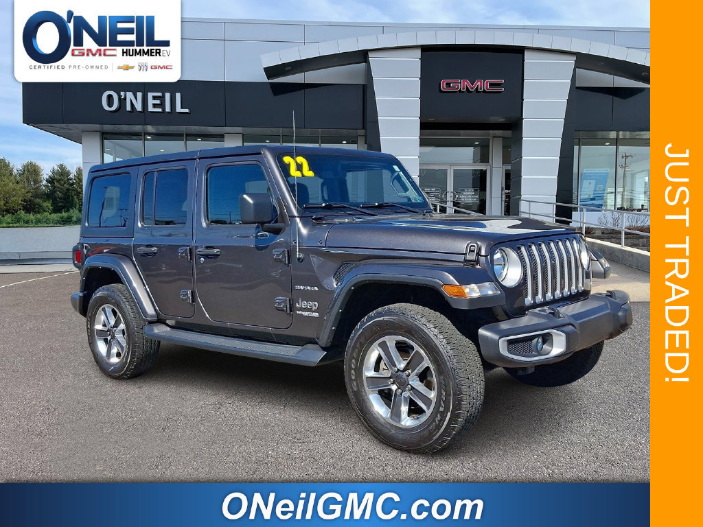 Used 2022 Jeep Wrangler Unlimited Sahara w/ Cold Weather Group AWD/4WD image 1