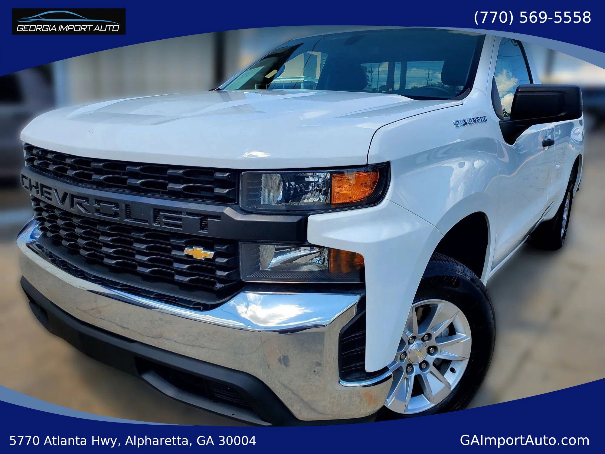 Used 2021 Chevrolet Silverado 1500 W/T w/ WT Value Package RWD image 1