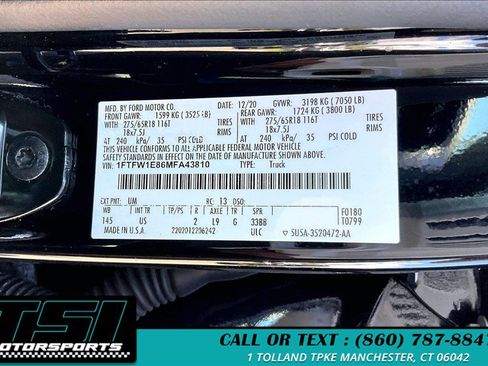 Used 2021 Ford F150 XLT w/ Equipment Group 302A High AWD/4WD image 3