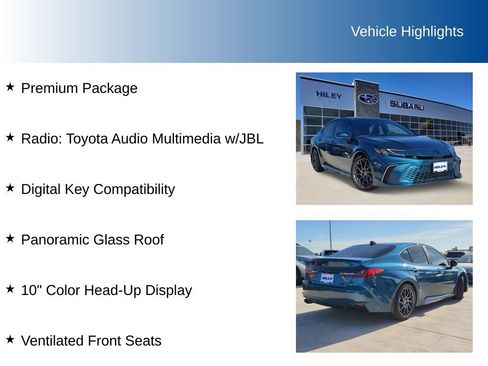 Used 2025 Toyota Camry XSE w/ Premium Package FWD image 5