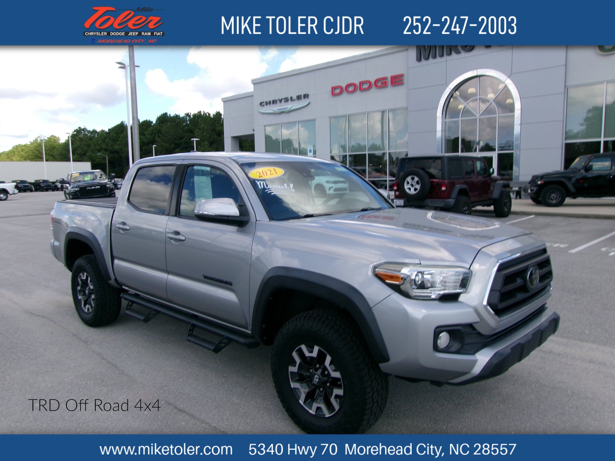 Used 2021 Toyota Tacoma TRD Off-Road w/ Technology Package AWD/4WD image 1