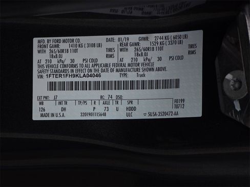 Used 2019 Ford Ranger Lariat w/ Equipment Group 501A Mid image 36