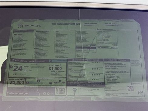 New 2025 Buick Envision Preferred image 20