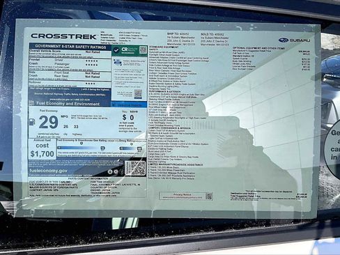 New 2026 Subaru Crosstrek 2.5i image 19