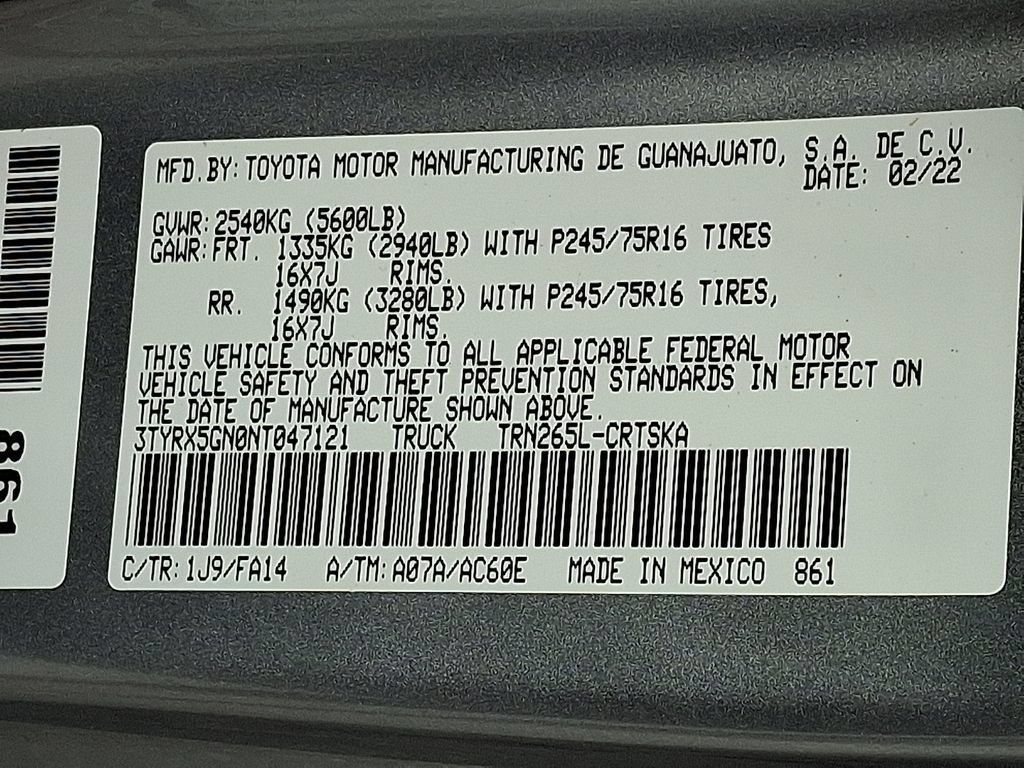 Used 2022 Toyota Tacoma SR RWD image 27