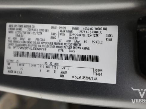 Used 2020 Ford F250 XL w/ STX Appearance Package image 14