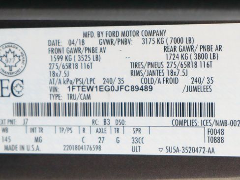 Used 2018 Ford F150 XLT w/ XTR Package image 46