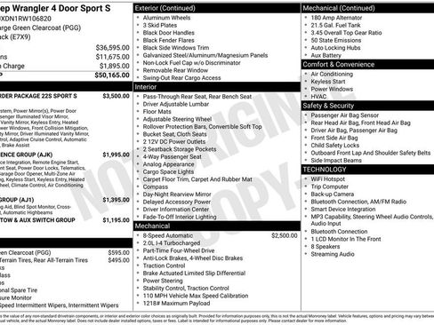 Used 2024 Jeep Wrangler Unlimited Sport AWD/4WD image 6