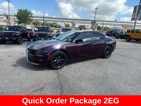 Used 2021 Dodge Charger SXT w/ Blacktop Package RWD image 2