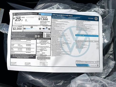 New 2026 Volkswagen Tiguan SE R-Line image 36