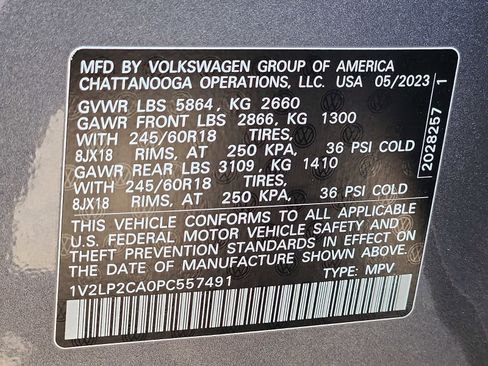Used 2023 Volkswagen Atlas SE AWD/4WD image 26