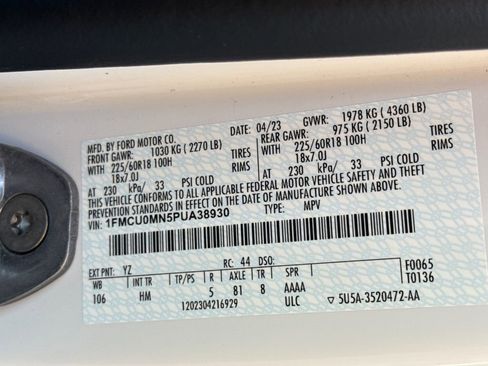 Used 2023 Ford Escape ST-Line w/ Tech Pack #1 image 39