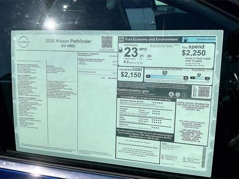 New 2026 Nissan Pathfinder SV image 12