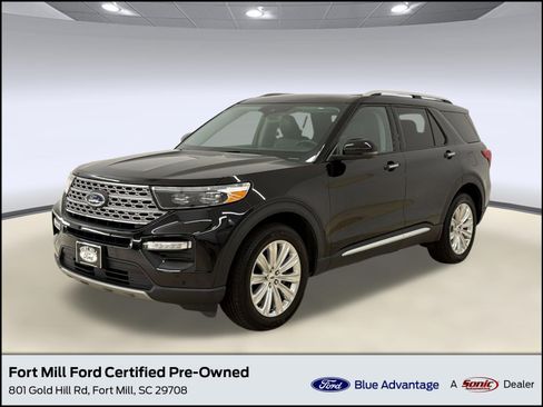 Certified 2022 Ford Explorer Limited w/ Equipment Group 301A AWD/4WD image 1