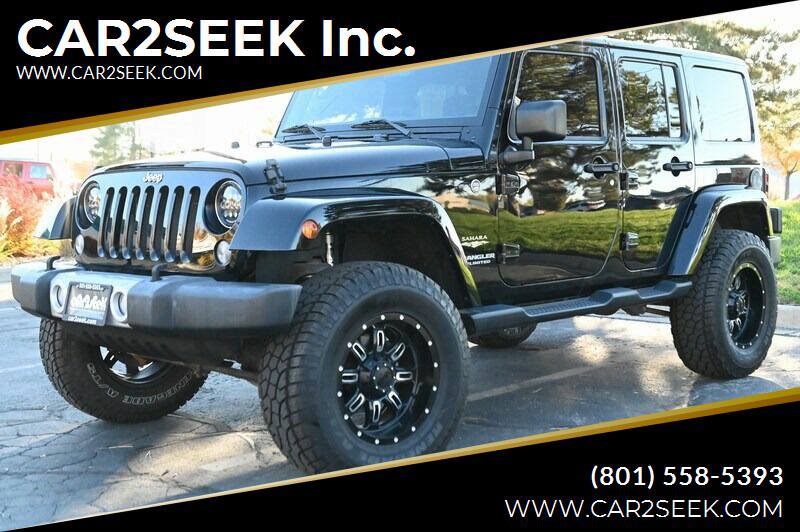 Used 2015 Jeep Wrangler Unlimited Sahara w/ Dual Top Group AWD/4WD image 1