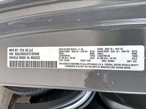 New 2026 RAM ProMaster 2500 image 16