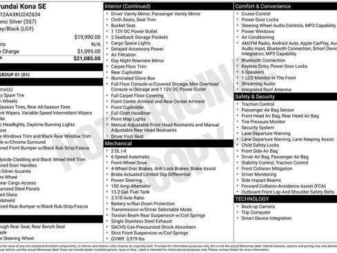 Used 2019 Hyundai Kona SE FWD image 17