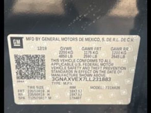 Used 2020 Chevrolet Equinox LT w/ Midnight Edition image 9