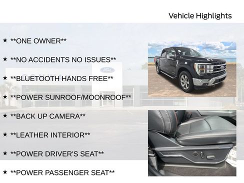 Used 2022 Ford F150 Lariat w/ Equipment Group 502A High AWD/4WD image 6