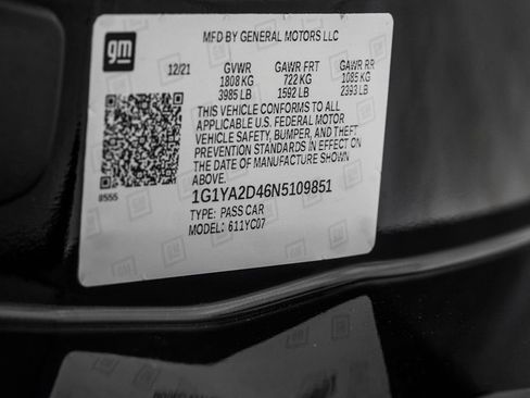 Used 2022 Chevrolet Corvette Stingray Coupe w/ 1LT RWD image 47