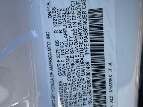 Used 2019 Acura TLX V6 SH-AWD w/ Advance Package image 18