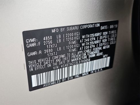 Used 2020 Subaru Outback Premium image 37