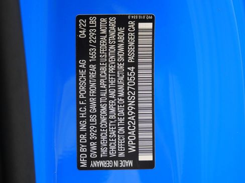 Used 2022 Porsche 911 GT3 image 20